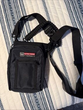 Black Waterbottle Crossbody Sling Bag